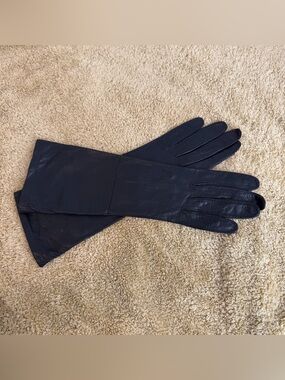 Vintage Christian Dior Black Opera Gloves Size 7½